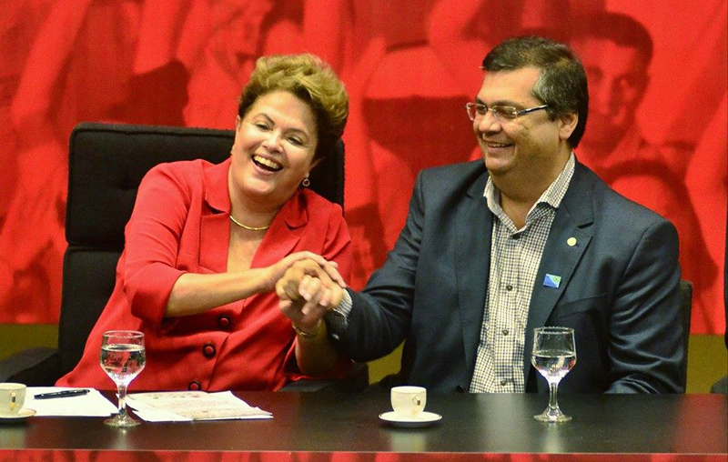 Dilma Rousseff apoiou a candidatura de Flavio Dino, mas o PT