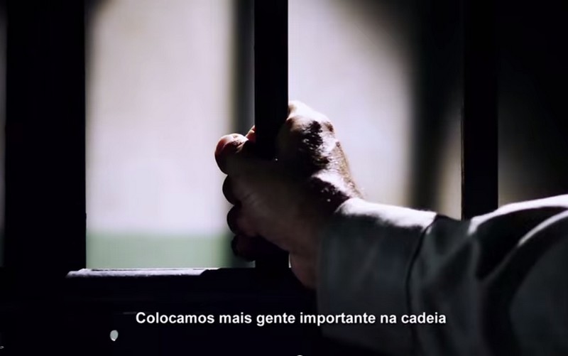 Vídeo diz que o governo do PT colocou mais gente importante na cadeia do que nos outros governos (Foto: Reprodução)