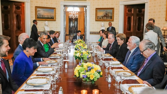 Washington - EUA, 29/06/2015. Presidenta Dilma Rousseff durante Jantar oferecido pelo Presidente dos Estados Unidos da América, Barack Obama. Foto: Roberto Stuckert Filho/PR
