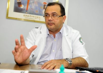Pedro Elias está há oito anos no comando do Hospital Francisca Mendes (Foto: Alfredo Fernandes/Secom)