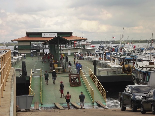 O terminal pesqueiro foi concluído há cinco anos, mas não funciona porque o governo federal não define regras de gestão (Foto: Divulgação/Fapespa)