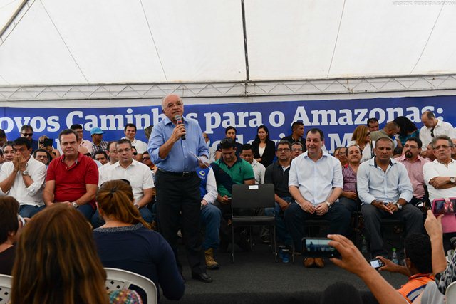 Governador José Melo realizou um evento com a participação dos políticos aliados (Foto: Herick Pereira/Secom)