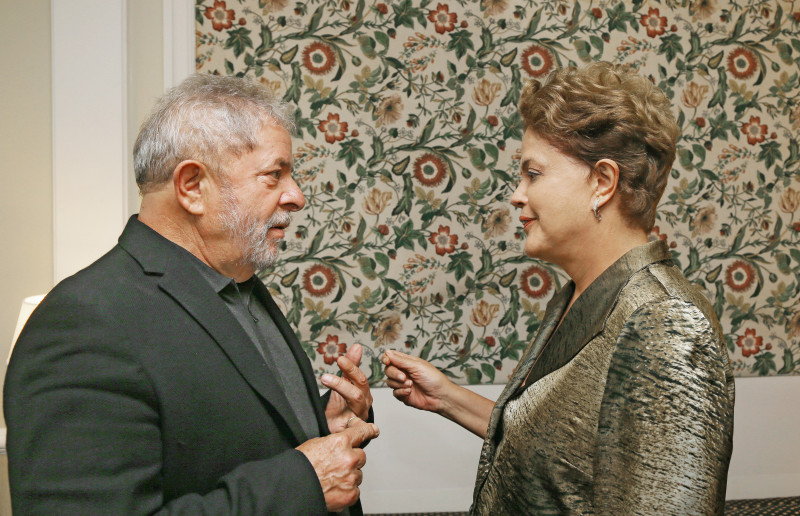 Lula se mostrou otimista e destacou a importância da parceria com o presidente do Senado, Renan Calheiros (Foto: Ricardo Stuckert/ Instituto Lula)