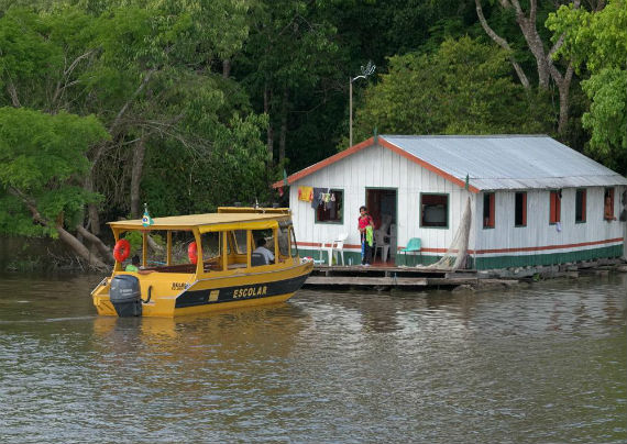 Transporte escolar fluvial barco Foto Divulgação Robervaldo Rocha - DIRCOM CMM