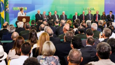 Posse Presidenta Dilma Rousseff durante cerimônia de posse dos novos ministros Roberto Stuckert Filho PR