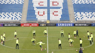 Seleção Brasileira Seleção Brasileira treina no Estádio San Carlos Apoquindo Rafael Ribeiro CBF