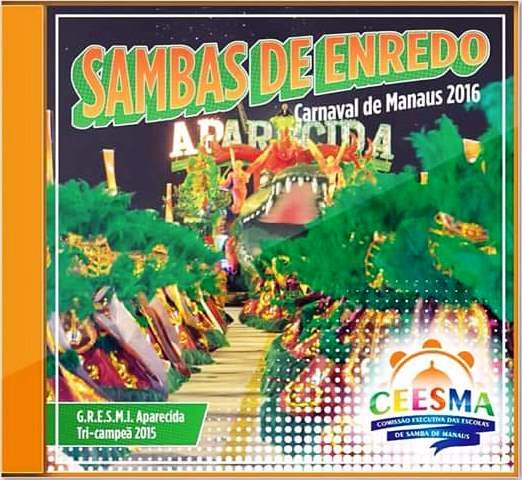 Capa do CD das Escolas de Samba de Manaus