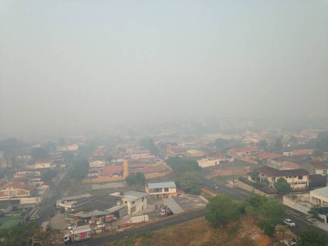 Fumaça Manaus Foto Amazonas Atual