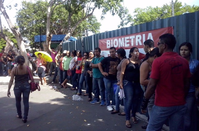 Biometria TRE fila