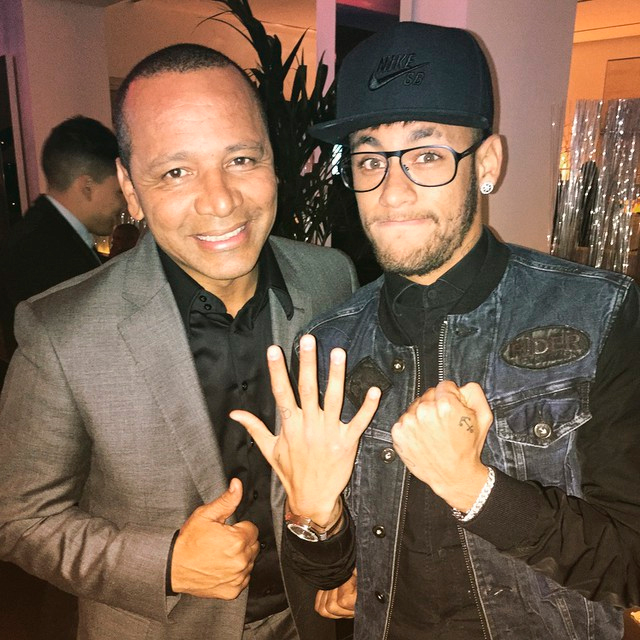 Neymar pai e neymar jr Foto Reprodução