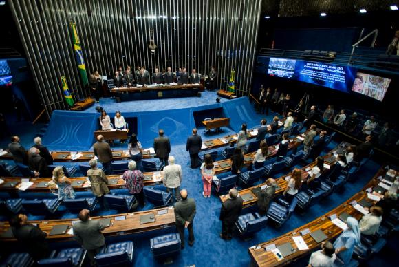 Sessão solene do Congresso Nacional em homenagem à campanha da fraternidade de 2016, que trata do tema Casa comum, nossa responsabilidadeMarcelo CamargoAgência Brasil