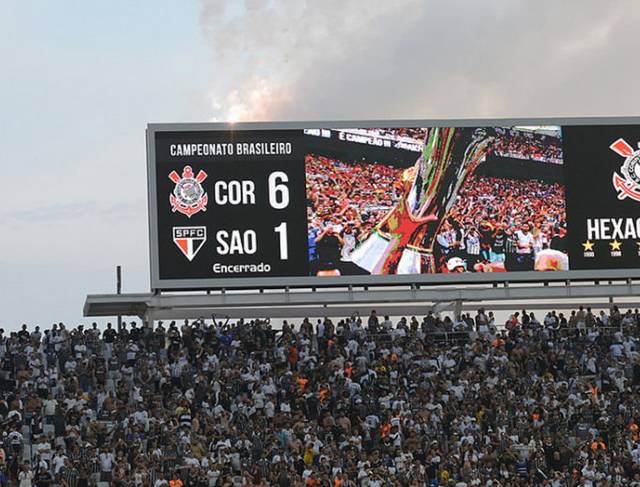 São Paulo Corinthians 6 a 1 Foto Daniel Kfouri