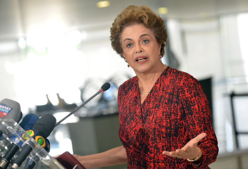Entrevista da presidenta Dilma Rousseff sobre nomeação do ex-presidente Luiz Inácio Lula da Silva para a Casa Civil (Wilson Dias/Agência Brasil)