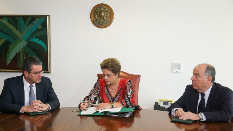 Dilma OMC Roberto Stuckert