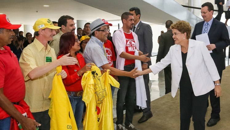 Presidenta Dilma Rousseff durante cerimônia de lançamento do Programa Minha Casa Minha Vida 3 Roberto Stuckert PR