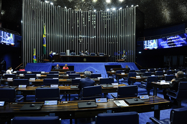 O ritmo do impeachment no Senado depende do presidente da Casa, Renan Calheiros (Foto: Marcos Oliveira/Agência Senado)
