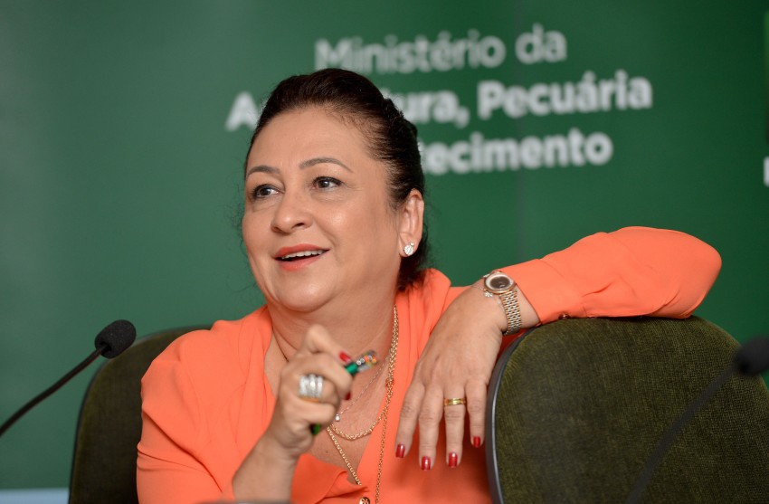 Brasília - A ministra da Agricultura, Pecuária e Abastecimento, Kátia Abreu, fala sobre perspectivas do Mercado Agropecuário 2016 (Wilson Dias/Agência Brasil)