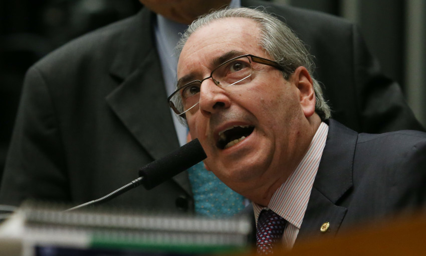 Brasília- DF 26-04-2016 Presidente da câmara dos deputados, Eduardo Cunha durante sessão da câmara. Lula Marques/Agência PT