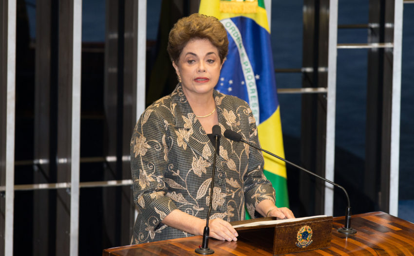 Brasília- DF 29-08-2016 Presidenta Dilma faz sua defesa no plenário do senado. Foto Lula Marques/Agência PT