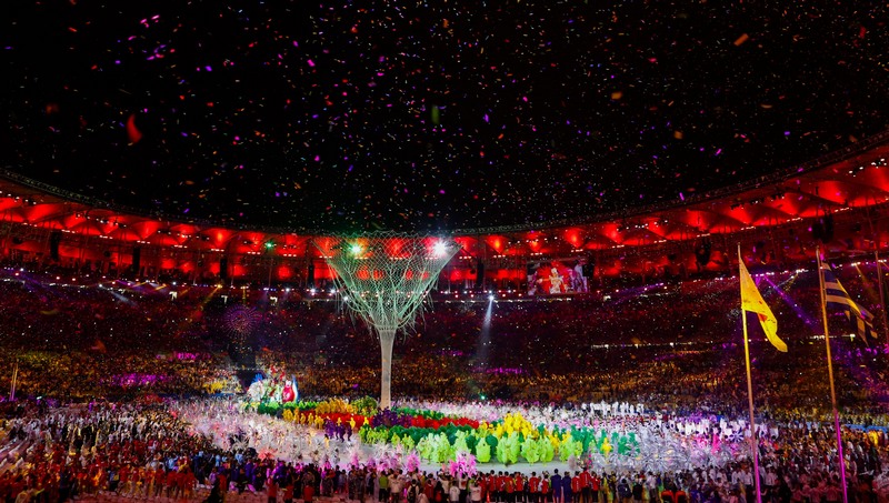 Cerimônia de encerramento da Rio 2016. Brasil se superou, mas ficou abaixo da meta (Foto: Fernando Frazão/ABr)