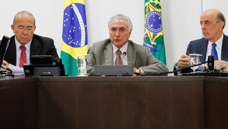Brasília - DF, 28/09/2016. Presidente Michel Temer durante 111ª Reunião do Conselho da Câmara de Comércio Exterior - CAMEX. Foto: Beto Barata/PR