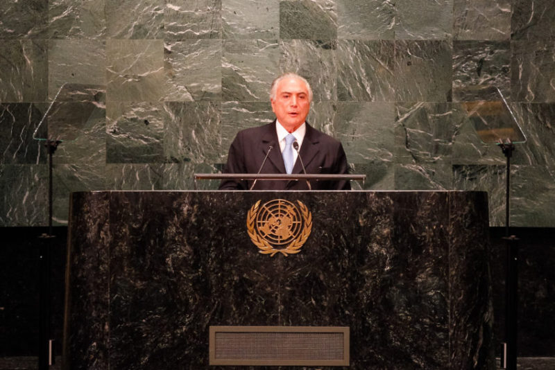 Nova Iorque - EUA, 20/09/2016. Presidente Michel Temer durante abertura do Debate Geral da 71ª Assembleia Geral das Nações Unidas - ONU. Foto: Beto Barata/PR