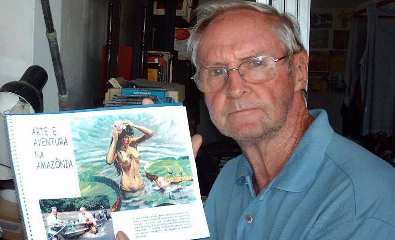 Roland Stevenson era apaixonado pela Amazônia e à retratou com realismo (Foto: Divulgação) 