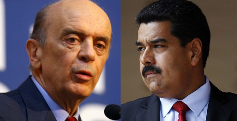 O ministro das Relações Exteriores, José Serra, disse nesta terça-feira, 25, que a saída da Venezuela do Mercosul teria efeito nulo ao Brasil. (Foto: Divulgação)