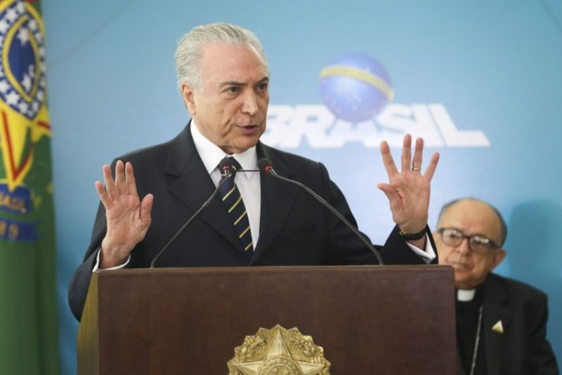 Presidente Michel Temer discursa durante Cerimônia de Migração das Rádios AM para FM. (Brasília - DF 07/11/2016). Foto: Antonio Cruz/ Agência Brasil
