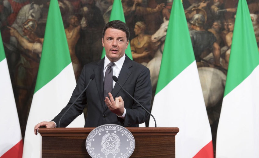 Matteo Renzi renunciou após seu plano de reforma ser rejeitado (Foto: Tiberio Barchielli/ Palazzo Chigi/Fotos Públicas)