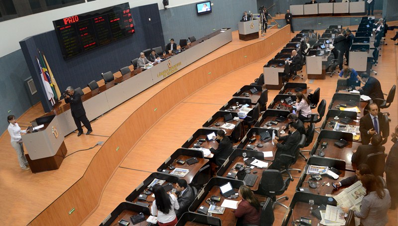 Plenário da Câmara Municipal na legislatura passada (Foto: Tiago Correa/CMM)