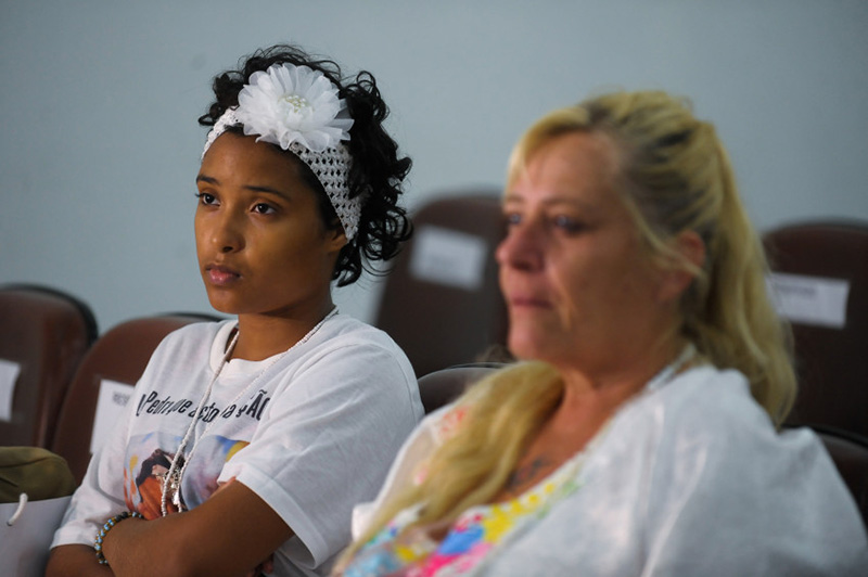 A menina Kayllane Campos, atingida na testa por uma pedra em junho de 2015 ao sair de um culto do candomblé, teve repercussãonacional (Tomaz Silva/Agência Brasil)