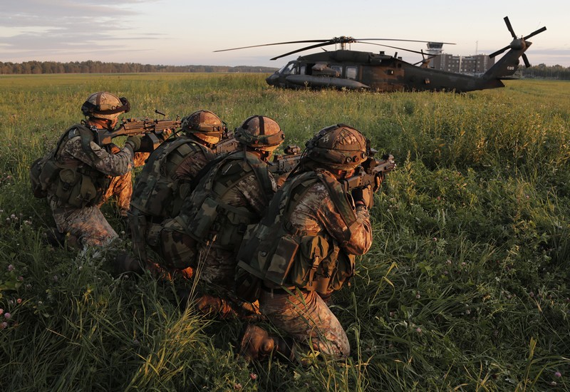 As tropas americanas iniciaram exécícios militares  (Foto: Fotos Públicas