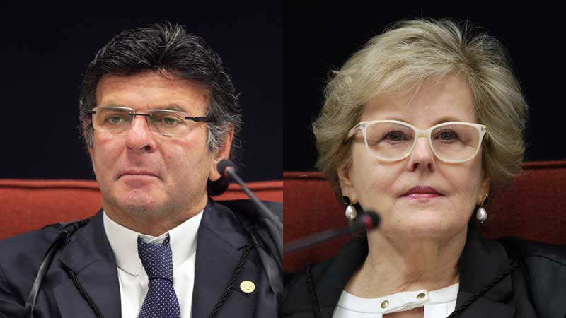 Luiz Fux e Rosa Weber vão decidir se os partidos investigados na Lata Jato devem ser extintos (Fotos: STF/Divulgação)