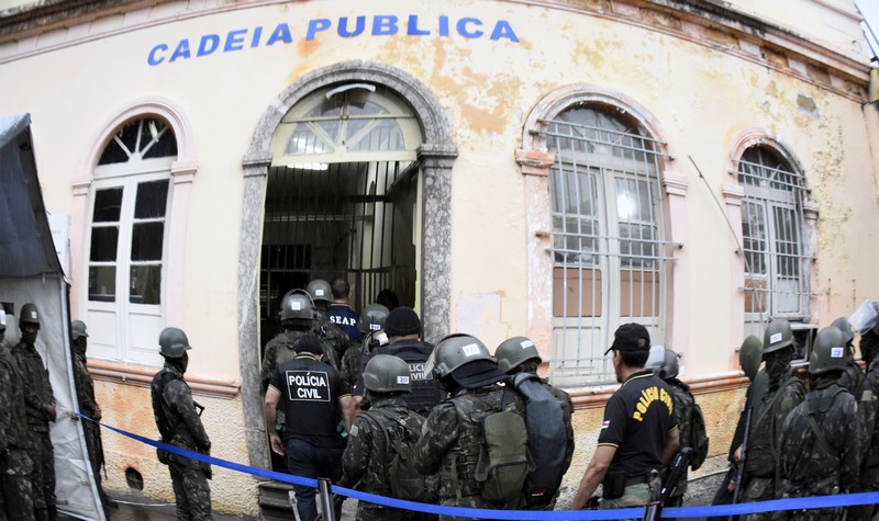 Cadeia Raimundo Vidal Pessoa (Foto: PC/Seap/Divulgação)