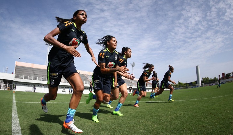 Seleção feminina Manaus (Foto: Lucas Figueiredo/CBF)