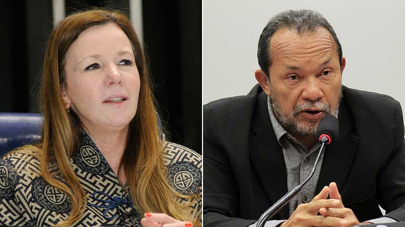 A senadora Vanessa Grazziotin e o marido dela, Eron Bezerra serão investigados em inquérito (Fotos: Divulgação)