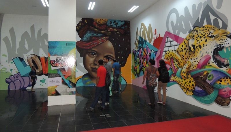 Jungle Colors exibe painéis e trabalho em graffiti e inclui cursos (Foto: Divulgação)