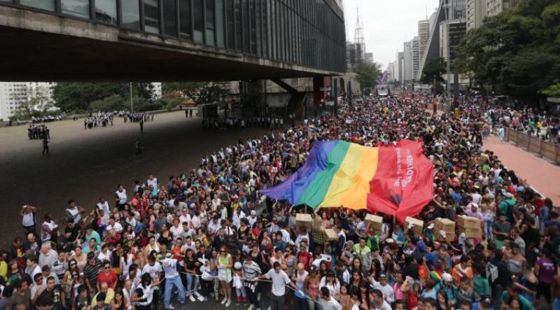 Parada gay em São Paulo atrai grandes empresas (Foto: Paulo Pinto/Fotos Públicas)