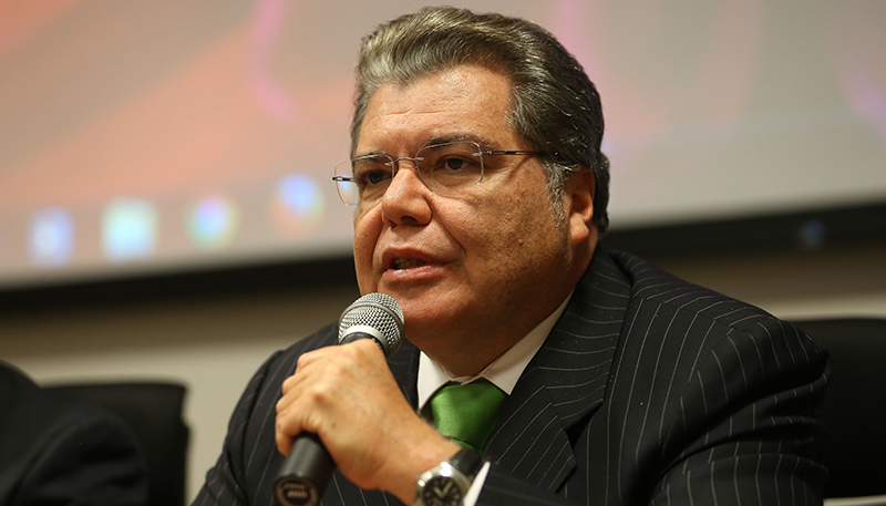Brasília - Ministro do Meio Ambiente, Sarney Filho, abre reunião do Comitê Interfederativo criado para monitorar e controlar as ações compensatórias na região atingida pela barragem em Mariana (Elza Fiuza/Agência Brasil)