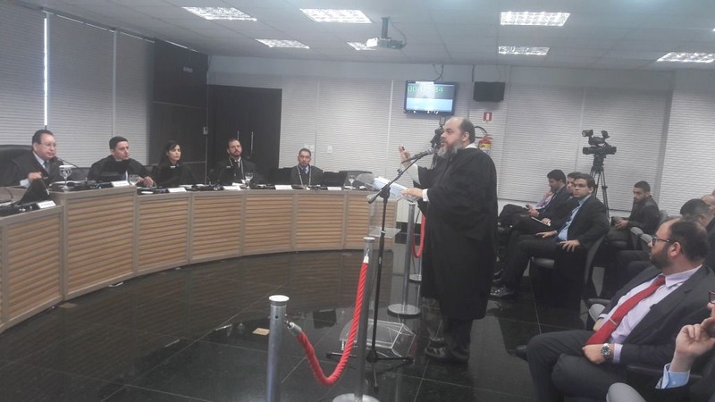 Advogado de Braga, Daniel Nogueira, alegou falsidade ideológica em formação de chapa, mas argumento não foi aceito (Foto: Henderson Martins/ATUAL