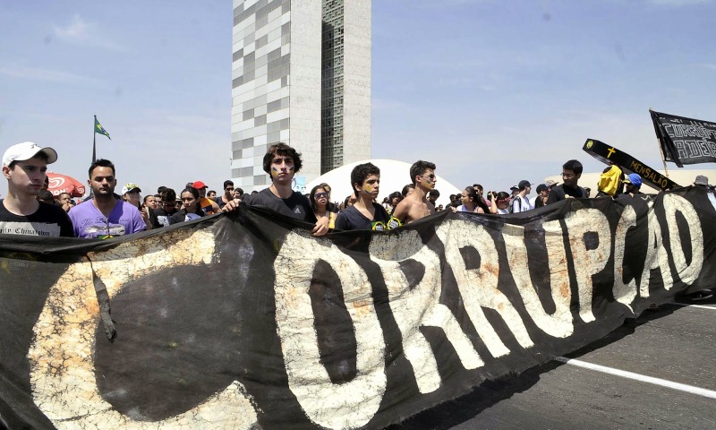 manifestação contra a corrupção