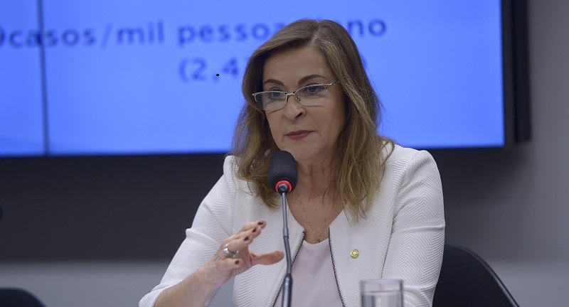 Deputada Dâmina Pereira apresentou dispositivo que inclui pelo menos uma mulher em conselhos (Foto: Leonardo Prado/Ag. Câmara)