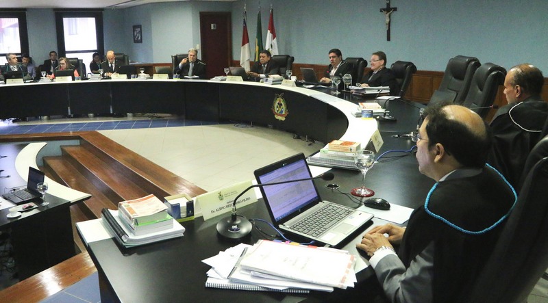 Fotos dos conselheiros foram por unanimidade (Foto: Ana Cláudia Jatahy/TCE)