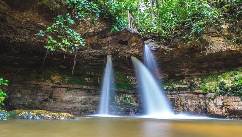 Cachoeira em Presidente Figueiredo, um dos municípios com potencial turístico no Mapa do Turismo (Foto: Embratur/Divulgação)