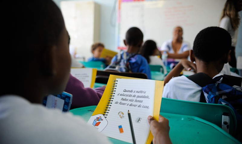 Ensino fundamental tem menor custo por aluno que o superior no Brasil, diz OCDE (Foto: Tânia Rêgo/ABr)