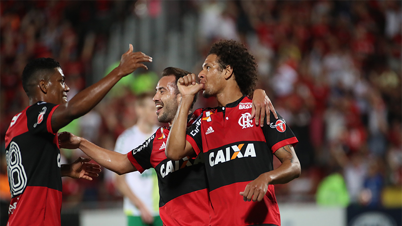 William Arão marcou um dos quatro gols da vitória do Flamengo (Foto: Gilvan de Souza/Flamengo.com)