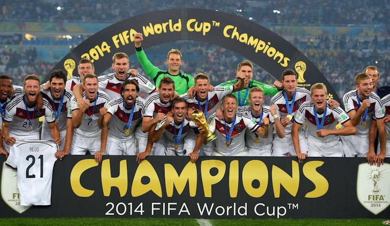 Em 2014, a Alemanha recebeu da Fifa US$ 35 milhões, cerca de R$ 113,6 milhões pela cotação atual (Foto: FIFA/Getty Images)