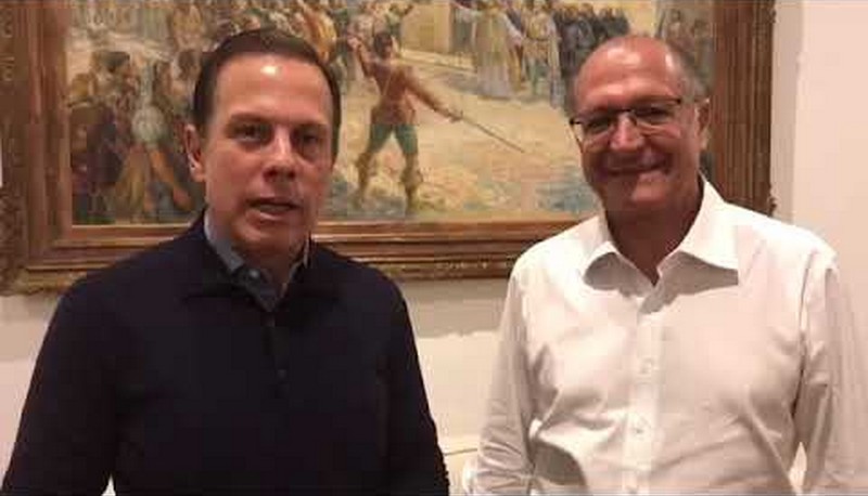 João Doria e Geraldo alckmin buscam alianças no Congresso para concorrer à Presidência (Foto: YouTube/Reprodução)