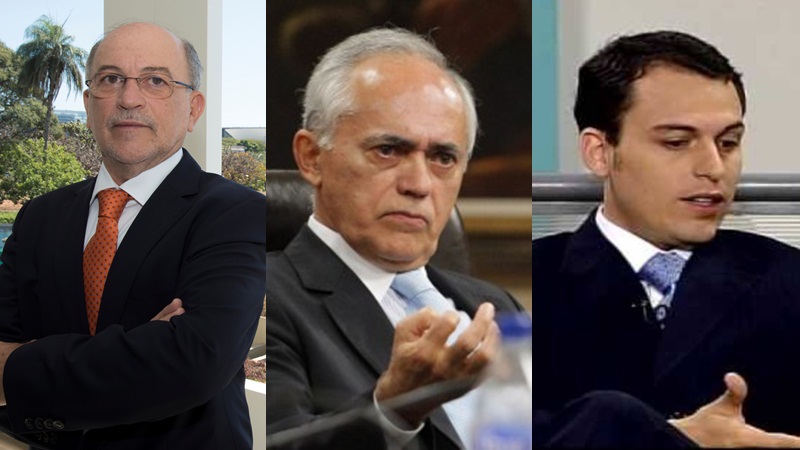 Aroldo Cedraz, Raimundo Carreiro e Tiago Cedraz eram investigados por favorecimento a empresa UTC (Foto: Divulgação)